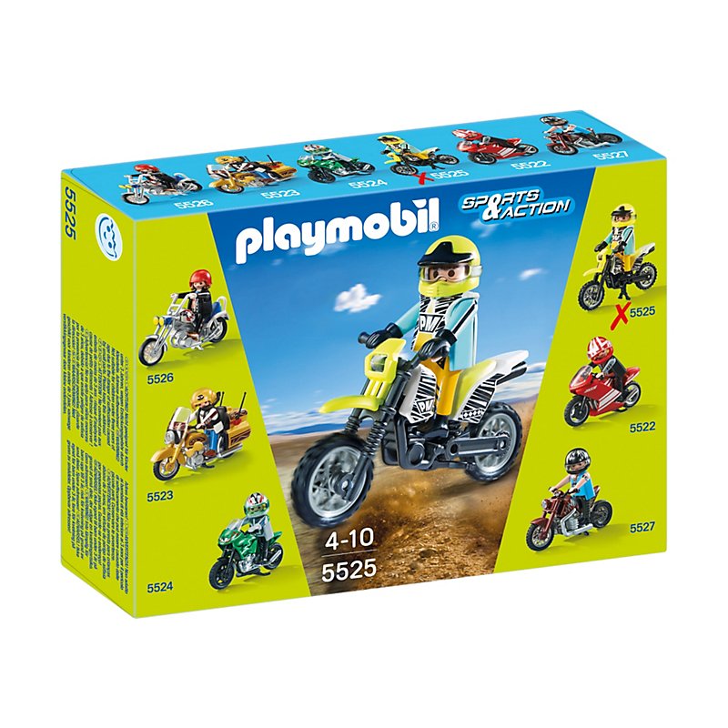 Playmobil 5525 Motocykl Crossowy Unikatowa Koleckcja Sports Action