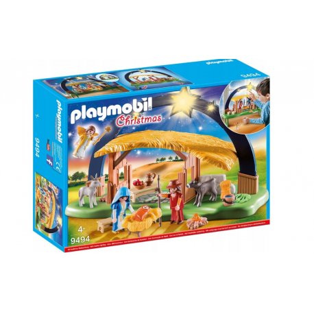 PLAYMOBIL 9494 - Stajenka z oświetleniem