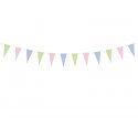 Girlanda Pastelowe Flagietki, 13 x 135 cm - PartyDeco