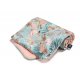 Kocyk Velvet Cotton, Boho Palms, Powder Pink, La Millou