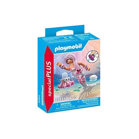 Playmobil 71477 - Syrenka z ośmiornicą pryskającą wodą