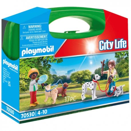 Playmobil 70530, Spacer z psami w skrzyneczce