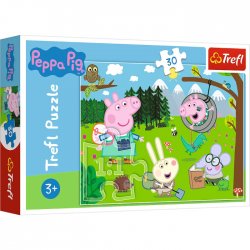 Puzzle Trefl 30, Świnka Peppa, Leśna wyprawa