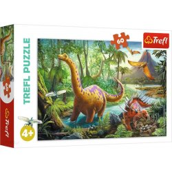 Puzzle Trefl 60, Wędrówka dinozaurów