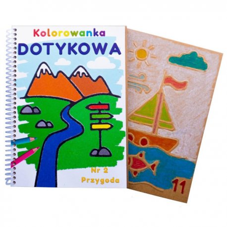 Kolorowanka dotykowa, Przygoda