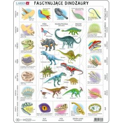 Larsen, puzzle edukacyjne, Fascynujące dinozaury