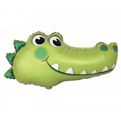 Balon foliowy Krokodyl, 42 x 79 cm