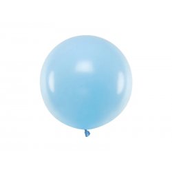 Balon kula - Pastel Baby Blue - 24 cale