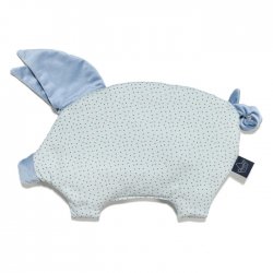 Poduszka Sleepy Pig, Heartbeat blue, Wind blue, La Millou