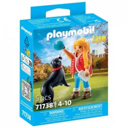 Playmobil 71738 - Dziewczynka z psem pasterskim